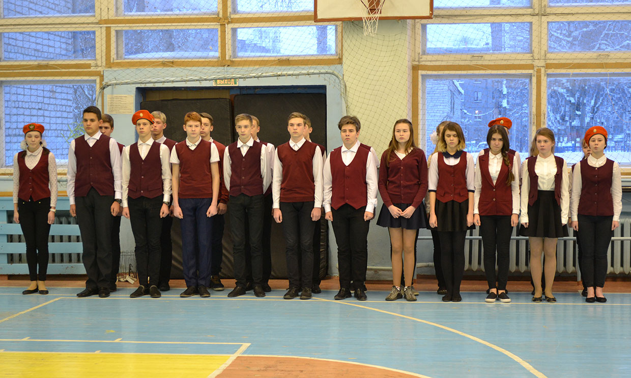 Кадетский смотр строя и песни