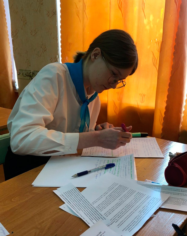 Кокшарова Полина, самый убедительный участник интеллектуального марафона – 2020