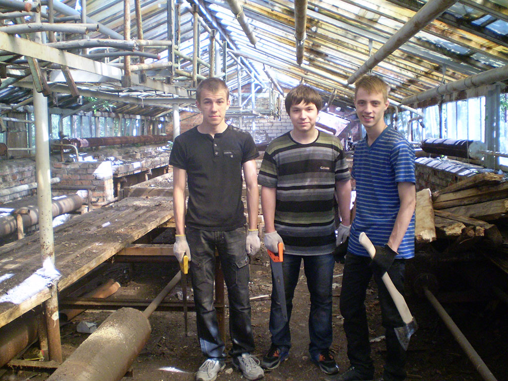 Трудовой отряд в действии