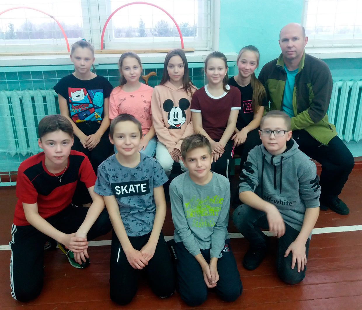 Команда школы №5 по дартсу