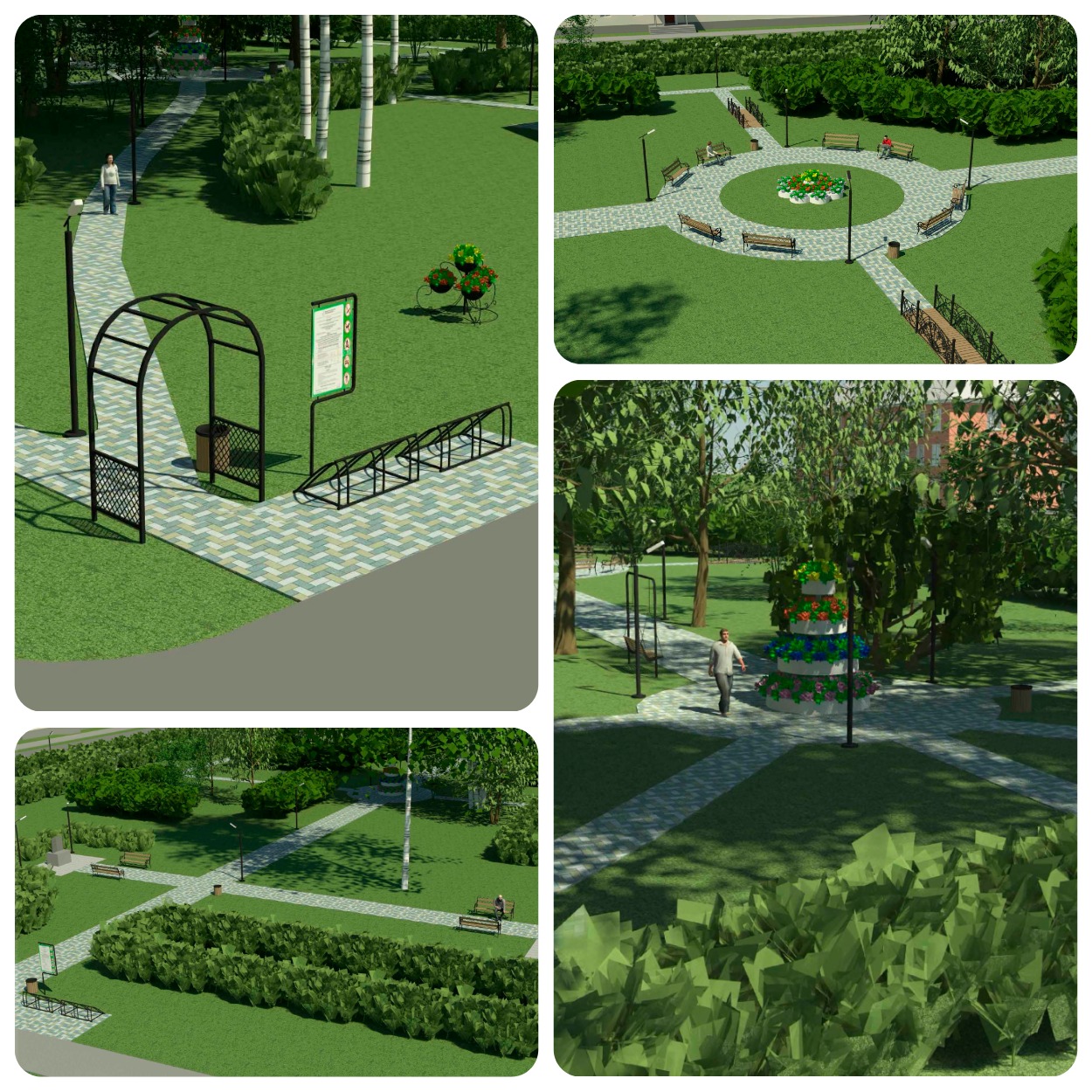 Благоустройство сквера по ул. Театральной