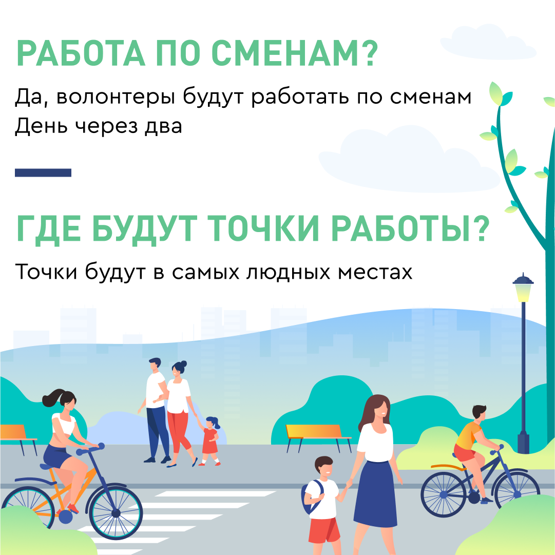 Волонтеры в проекте "Формирование комфортной городской среды"